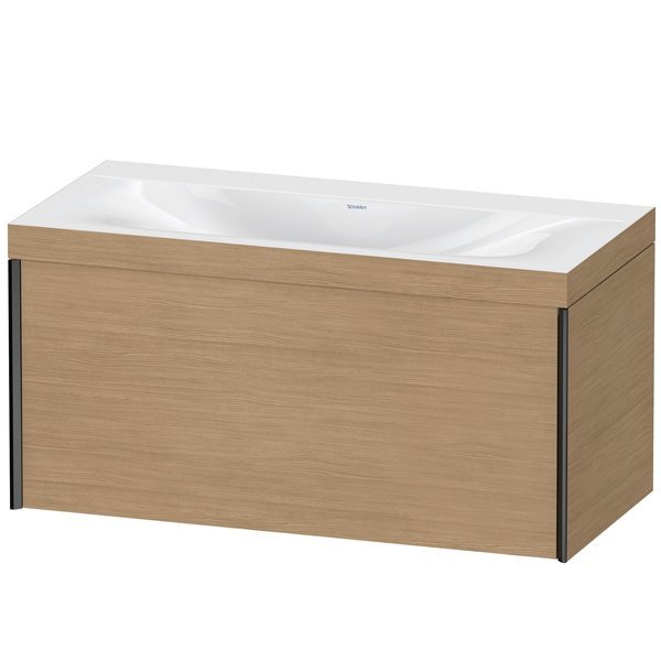 Xviu C-Bonded Wall-Mounted Vanity European Oak, Duravit, Mfr#: XV4611NB252C